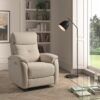 Sillón Relax eléctrico beig cerrado Sillón Relax eléctrico beig cerrado