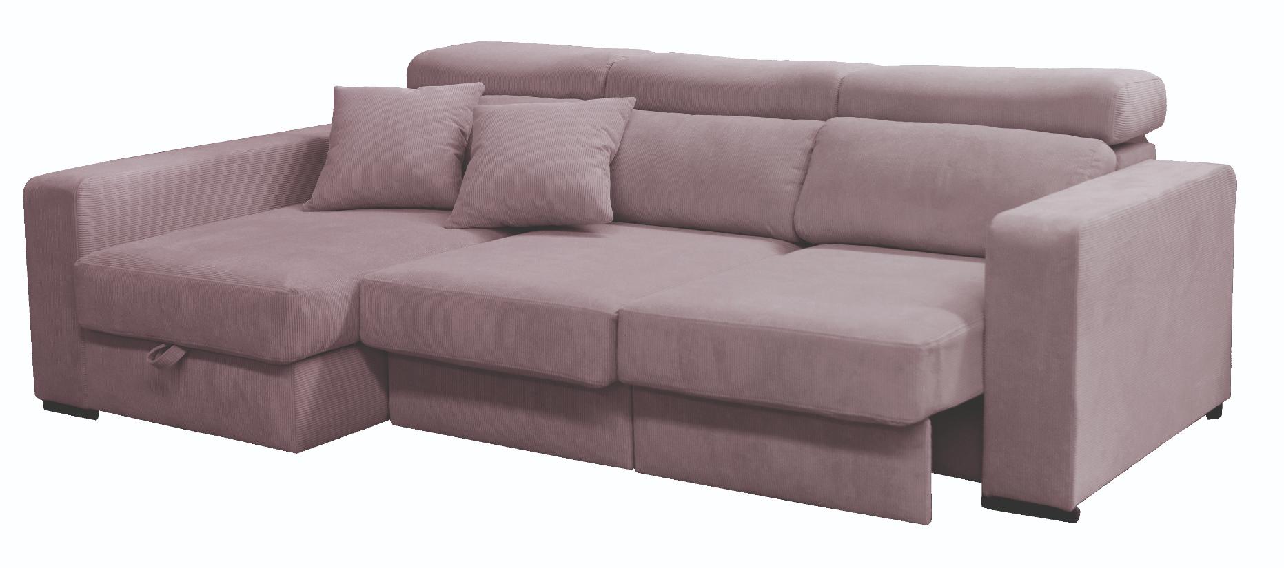 Chaiselong con arcón, 268 cm3