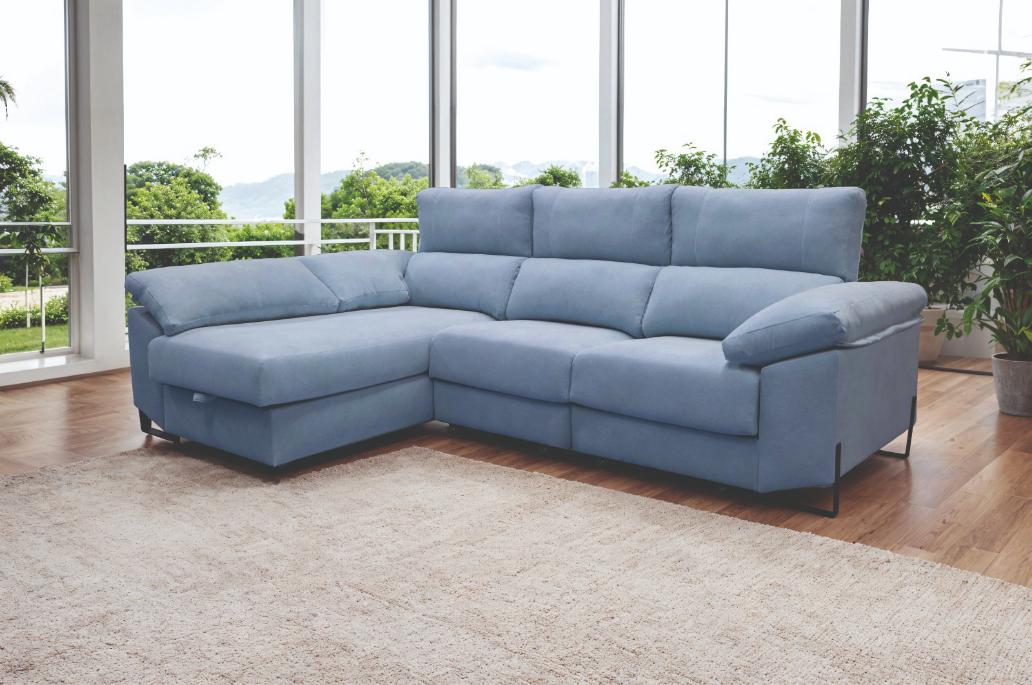 Chaiselong con respaldo reclinable