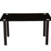 Mesa comedor fija rectangular negra2 Mesa comedor fija rectangular negra2