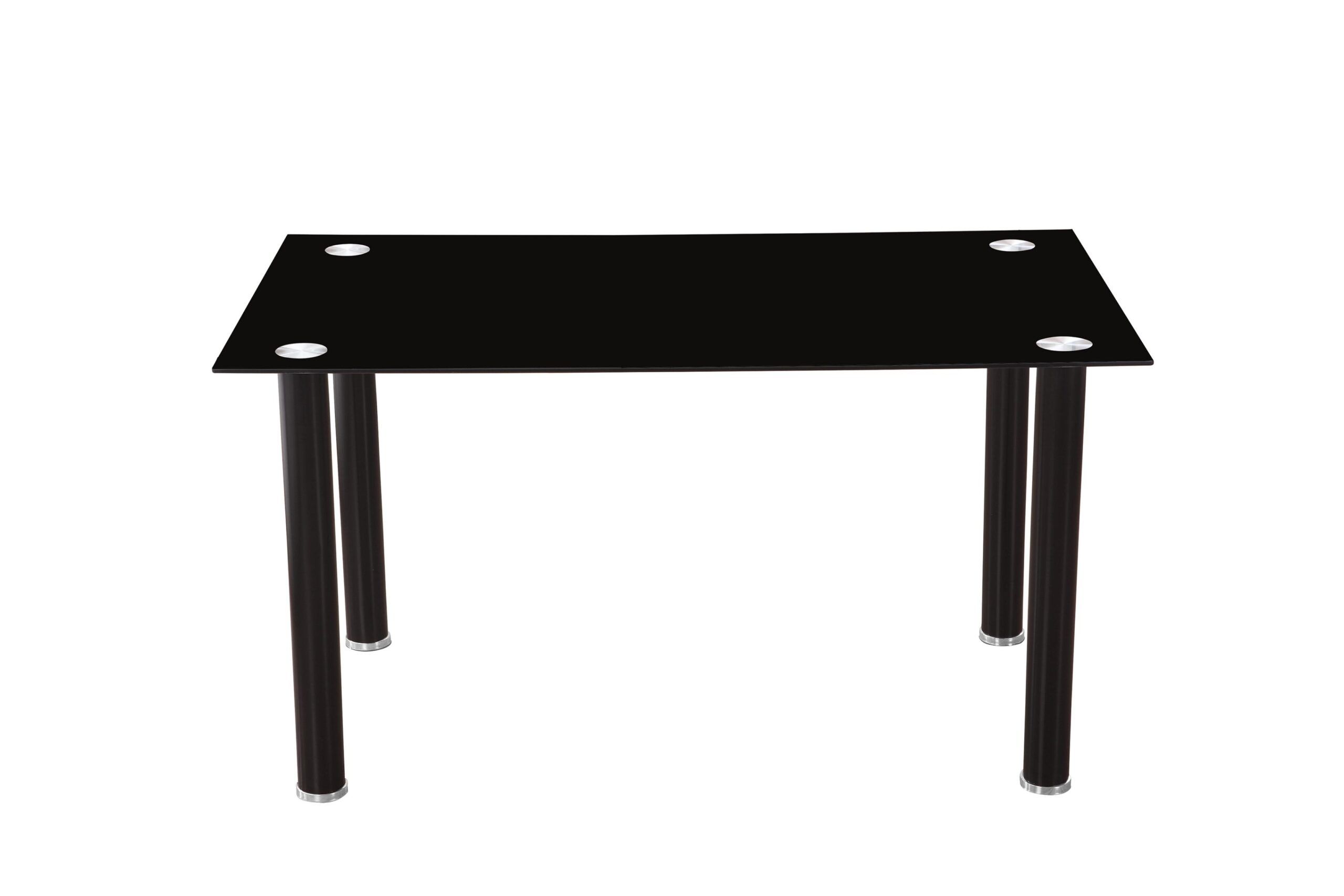 Mesa comedor fija rectangular negra2