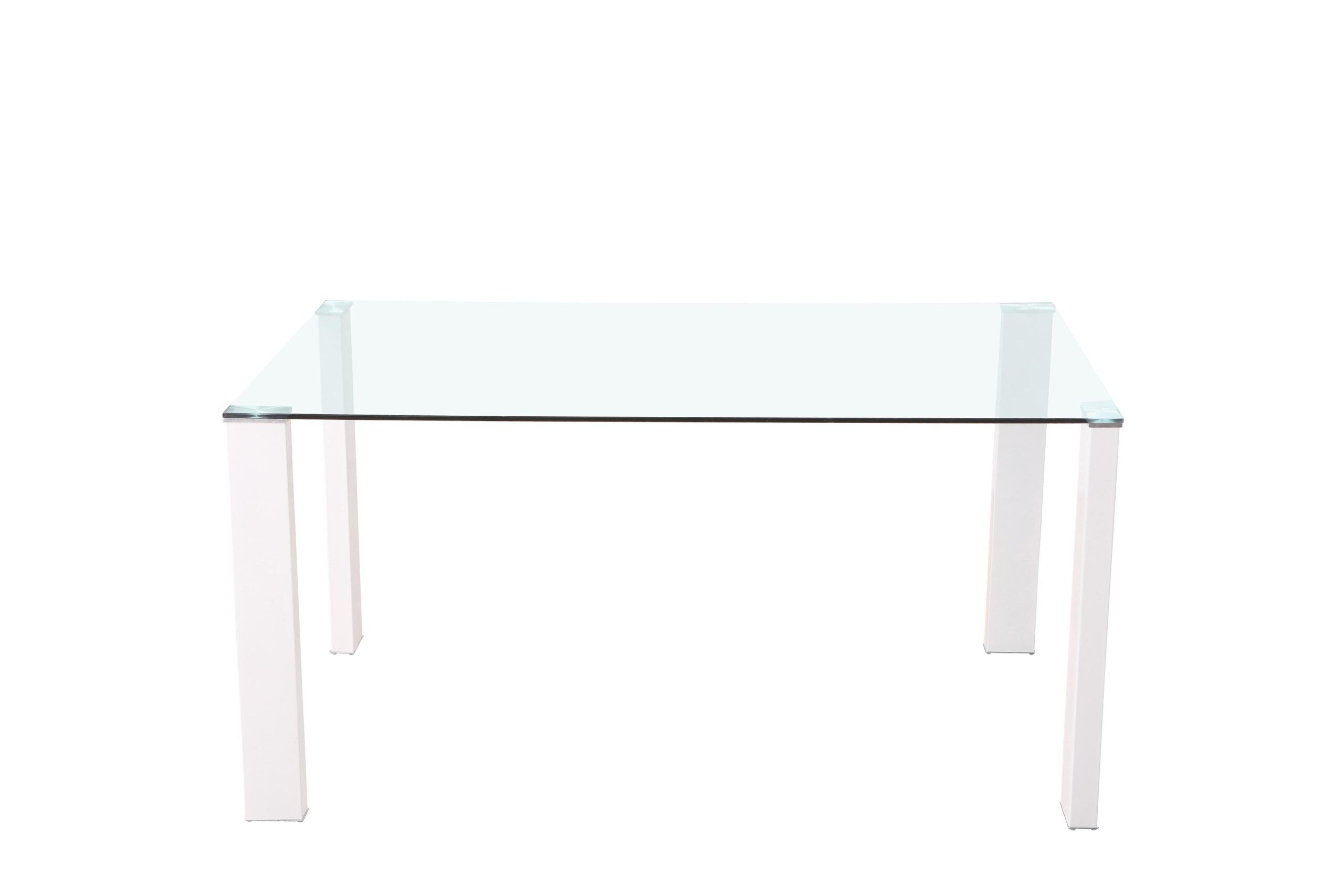Mesa comedor fija rectangular con cristal1 Mesa comedor fija rectangular con cristal1