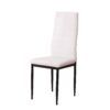 Silla tapizada con patas metálicasBLANCO_1 Silla tapizada con patas metálicasBLANCO_1