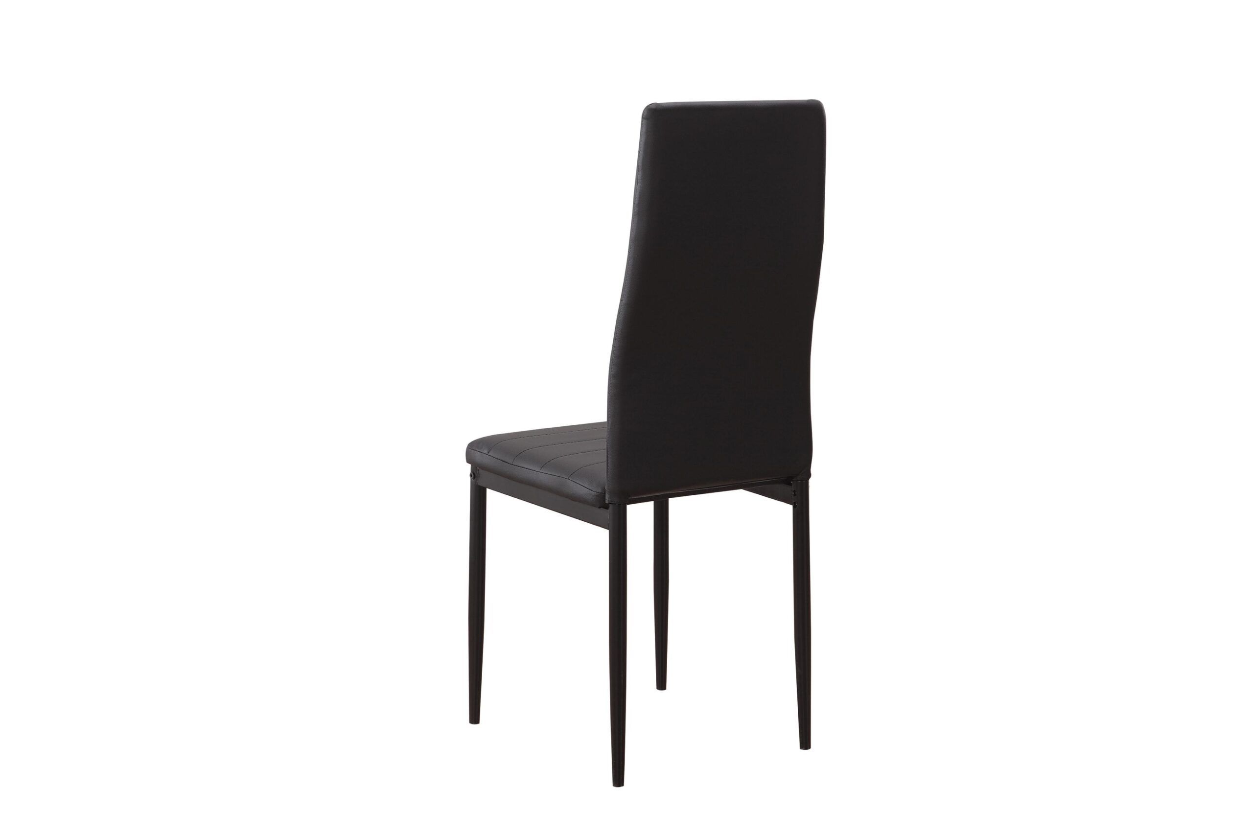Silla tapizada con patas metálicas_NEGRO_3