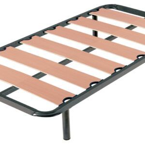 Somier tubo de acero y madera _90