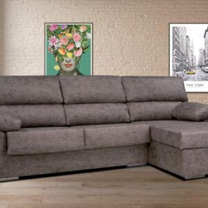 Chaise Longue madera pino y aglomeradoAMBIENTE_cemento