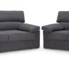 Conjunto de sofá 3+2 madera pino y aglomerado 3+2 Conjunto de sofá 3+2 madera pino y aglomerado 3+2
